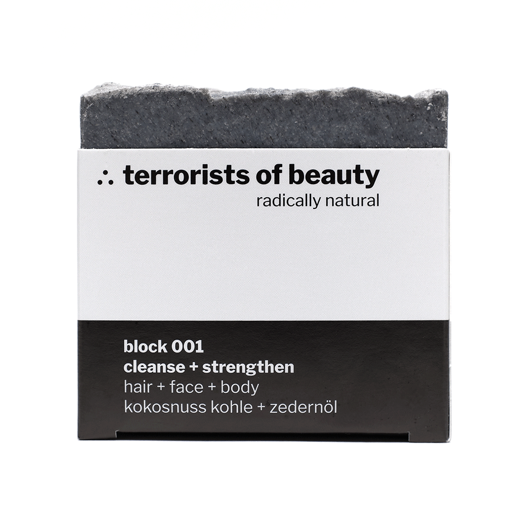 schwarze seife block 001 von terrorists of beauty