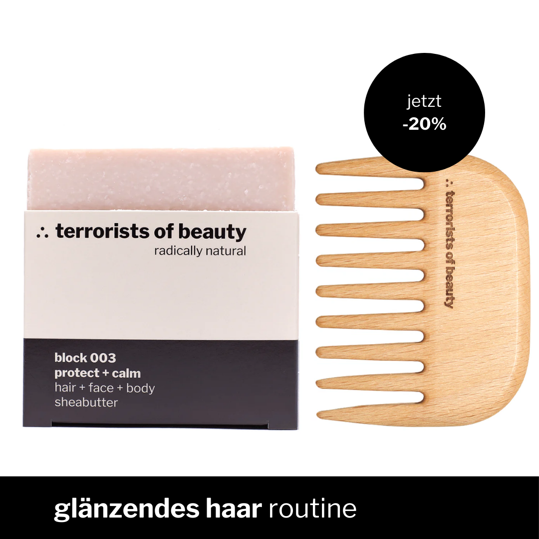 Glanz & Care Set für lange Haare | Seife + Kamm