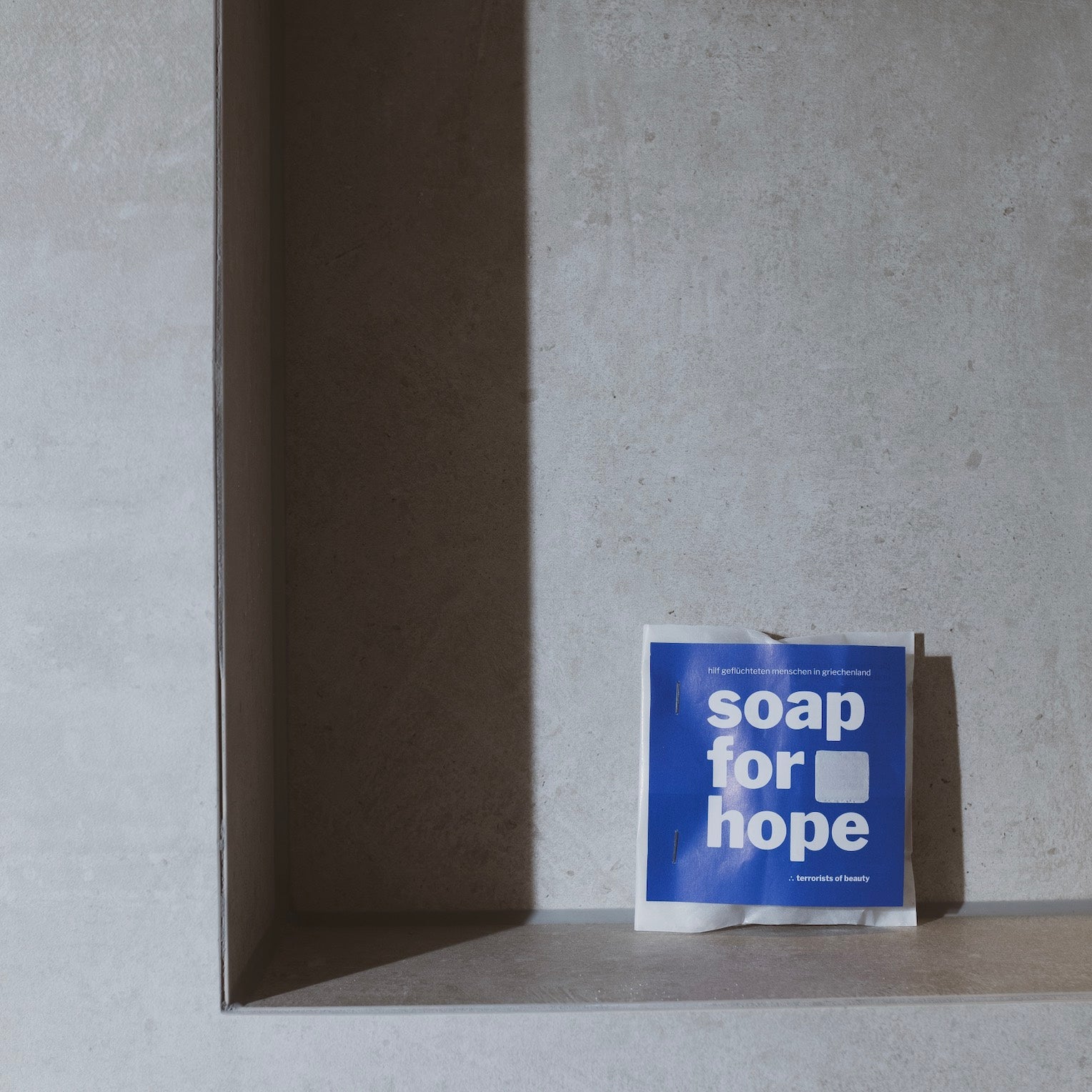 Soap for Hope | Hand Soap | each soap donates1€ to refugees at the EU external borders